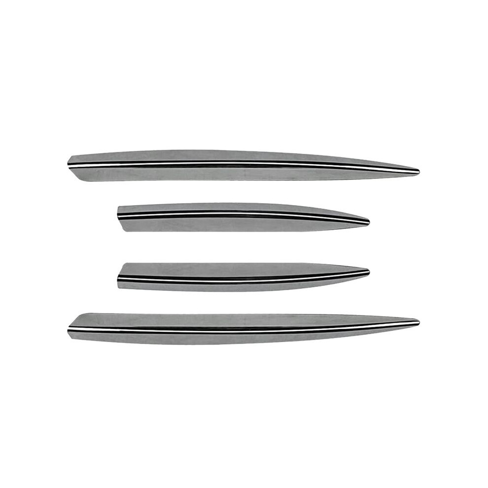 Plating Front Bumpers Lip Front Grille Trim For A Class W177 A180 2023+ Amg 2018+ Car Spoiler Sticker Silver 4711967999882