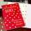 Mobile Friendly A4 Notebook Colorful Dot and Lined Pages-Red 4