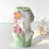 Moule en Silicone de cylindre de relief de fille de fleur pour 5