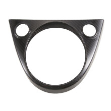 Cadre de Panneau de Changement de Vitesse de Commande Centrale en Fibre de Carbone Véritable Dur pour 500 2011-2015 pour Abarth 595 2016-2023