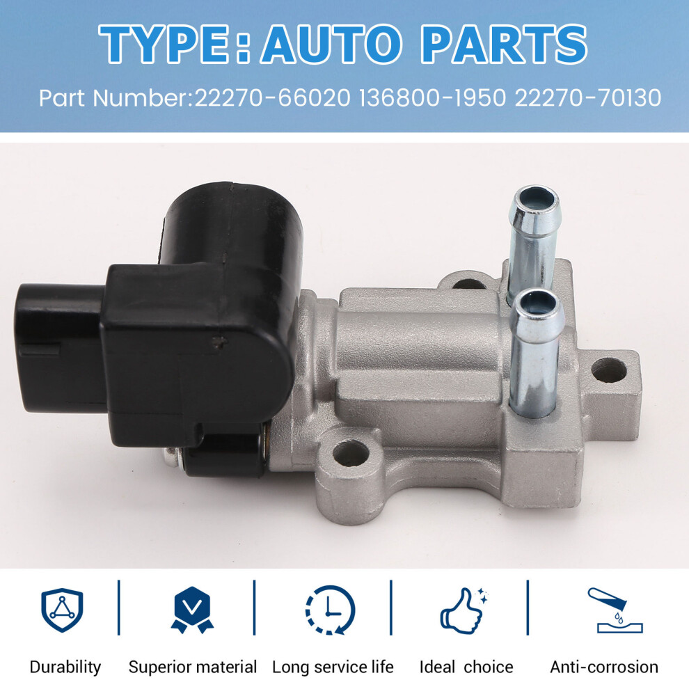 Idle Air Control Valve Iacv 22270-66020 136800-1950 22270-70130 For Crown Altezza Jazz 1.4 2005 6132158547633