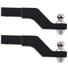2X RC Car Metal Trailer Hook Drop Hitch Receiver for 1/10 RC Crawler TRX4 -4 Rear Bumper Hook Upgrade Parts