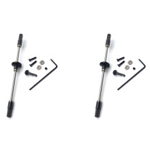 2X Metal Rear Axle Steel Gear Bridge Kit for MN D90 MN-90 MN96 MN98 MN99S MN45 1/12 RC Car Upgrade Parts Accessories