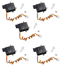 5X 1.9G Plastic Servo for V966 V911S V977 V930 V931 XK K110 K124 A600 A430 A800 RC Helicopter Parts Accessories