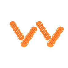 4Pcs Plastic Sand Ladder Recovery Ramps Board for 1:10 RC Crawler Axial SCX10 CC01 -4 D90 MST CFX,Orange