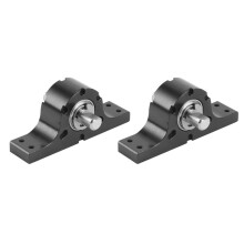2X Verlengen Aandrijfas As Splitter Bridge voor 1/14 RC Truck Trailer Auto Kipper Lesu