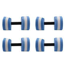 4Pc Eva Foam Floating Dumbbells Summer Water Dumbbell Toys Swimming Pool Floating Dumbbells Water Support Dumbbells