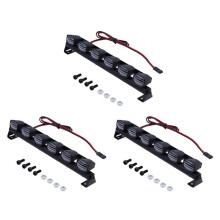3X RC Car Light Bar Kit 6 LEDs Body Shell Dachfenster für 1/10 RC Crawler Car Truck Zubehör