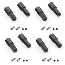 16 Pcs Metal Rear Axle Shaft for WPL D12 C14 C24 C34 B14 B24 C16 B36 MN D90 MN99S RC Car Upgrade Parts Accessories