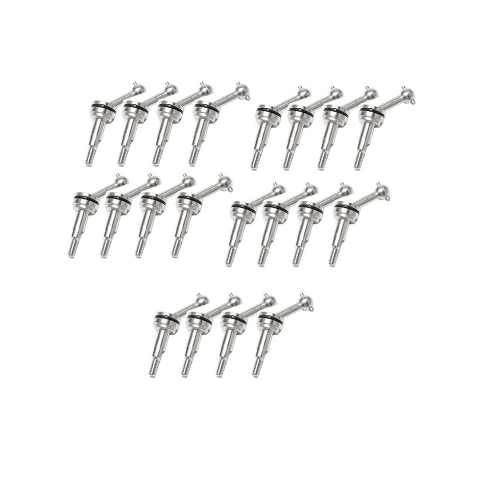 20Pcs 2Mm Extended Metal Cvd Universal Joint Shaft Transmission For K969 K979 K989 P929 1/28 Rc Car Upgrade Parts 4711462207642