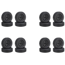 16Pcs RC Car Tires Tyre Wheel Upgrades Accessories for MN D90 D91 D99 MN99S WPL C14 C24 C34 C44 RC Car Spare Parts