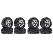 8 Pièces 73mm Pneu Roue pour WPL C14 C24 B24 B36 MN D90 MN-90 MN99S FY003 FY004 Accessoires de Pièces de Mise à Niveau de Voiture Télécommandée