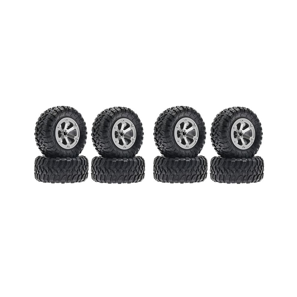 8Pcs 73Mm Tire Tyre Wheel For Wpl C14 C24 B24 B36 Mn D90 Mn-90 Mn99s Fy003 Fy004 Rc Car Upgrade Parts Accessories 6033797232013