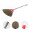 Balai Robuste Main En Rouge Pour Nettoyage Maison Cour 9