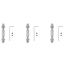 3X Eje de Transmisión CVD de Metal Mejorado para WPL D12 C24 C34 B14 B24 B16 B36 MN D90 MN99S HengLong RC Accessories de Partes de Coche, Plata