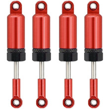 4PCS Aluminum Alloy Internal Spring for 1/16 RC Crawler WPL B16 B36 C24 C34 MN D90,Red