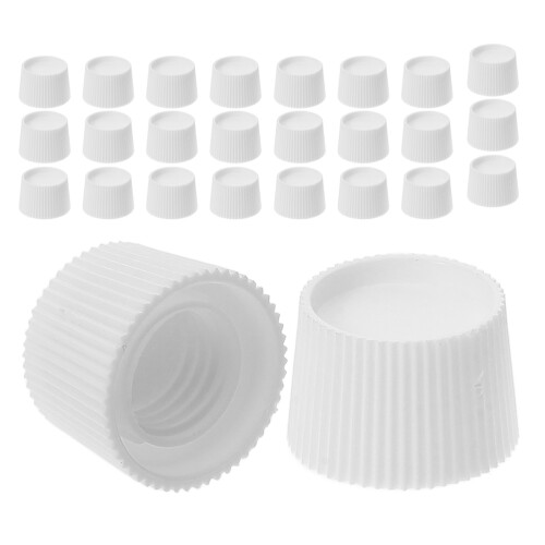 200Pcs Toothpaste Spare Caps White PP Durable Travel-Friendly Covers 2