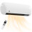 Homcom HOMCOM Ceramic Electric Heater 2000W with Fan, Wall Mounted, White 2