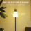 Homcom HOMCOM Standing Lamp with Rotatable Head, Modern Floor Lamp, Black 5