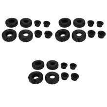 12Pcs RC Car Tires Tyre Wheel Upgrades Accessories for MN D90 D91 D96 D99 MN90 MN99S 1/12 RC Car Spare Parts
