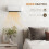 Homcom HOMCOM Ceramic Electric Heater 2000W with Fan, Wall Mounted, White 4