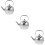 3Pcs Silver Stainless Steel Tea Kettle with Handle Compact Kitchen Use 11