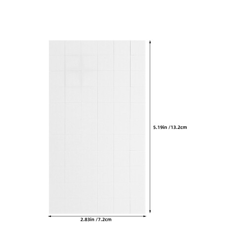 White Double Sided Foam Tape Squares for Scrapbook & DIY Use 1
