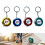 Convenient Retractable Keychain Ruler Tool 2M Length-Red 3