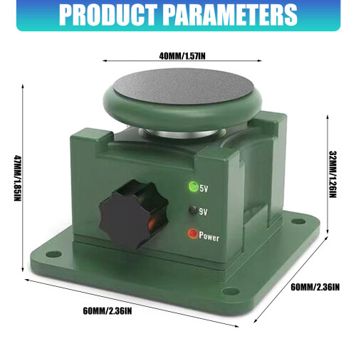 Pesant une mini polisseuse de 85 g comprenant des disques 2