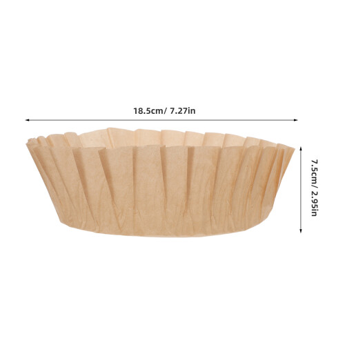 100Pcs Non-Stick Brown Baking Parchment Paper Liners for Home Baking 1