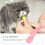 4Pièces Cuillères Chat Faciles À Presser En Rose Pour 11