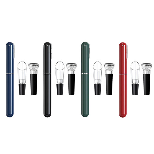 Useful Wine Opener package Contains Press System And Safety-Red 1