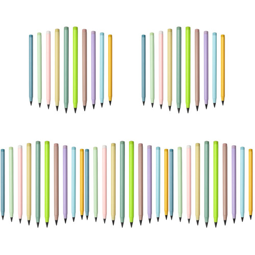 50Pcs Erasable Everlasting Pencils Assorted Colors for Drawing Writing 1