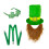 Accessoire de fête de la Saint-Patrick, chapeau vert et-Type E 1