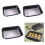 Large Rectangular Carbon Steel Cookware Deep Baking Sheet-M 3