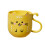 Tasse de lavage de dessin animé, chaton drôle, conception-Jaune 1