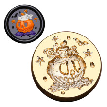 Brass Wax Seal Stamp Halloween Sealing Wax Stamp-pumpkin candle