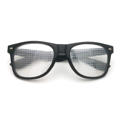 Glasses Light Show Refractions Change to Heart-Black frame A