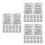 300Pcs Home Use Silica Gel Packets White Moisture Control for Storage 3