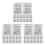300Pcs Home Use Silica Gel Packets White Moisture Control for Storage 9