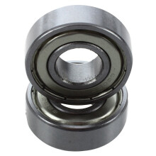 2X 6202Z Rodamiento de Bola Radial de Ranura Profunda Par Blindada de Metal Dual 15 X 35 X 11mm
