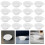 50Pièces Petit Pot PP Étanche Pour Crème De 8