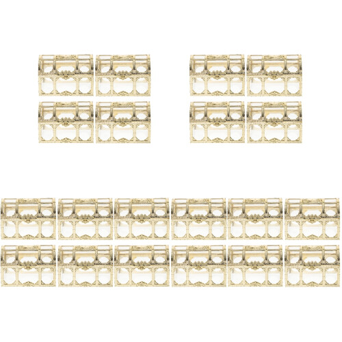 20Pièces Boîtes Pirate Bois Clair Rangement 1