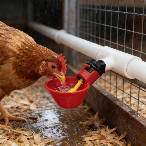 24 Count Chicken Waterer Bowls With Connection Parts And Binding 1