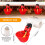 24 Count Chicken Waterer Bowls With Connection Parts And Binding 3