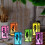 Disco-Box, Retro-Desktop-Dekoration, dekorative Disco-Box, 6