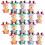 72Pcs Small Cartoon Erasers for Students Bulk Assorted Color Rubber 2