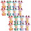 72Pcs Small Cartoon Erasers for Students Bulk Assorted Color Rubber 3