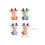 72Pcs Small Cartoon Erasers for Students Bulk Assorted Color Rubber 4