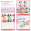 72Pcs Small Cartoon Erasers for Students Bulk Assorted Color Rubber 7